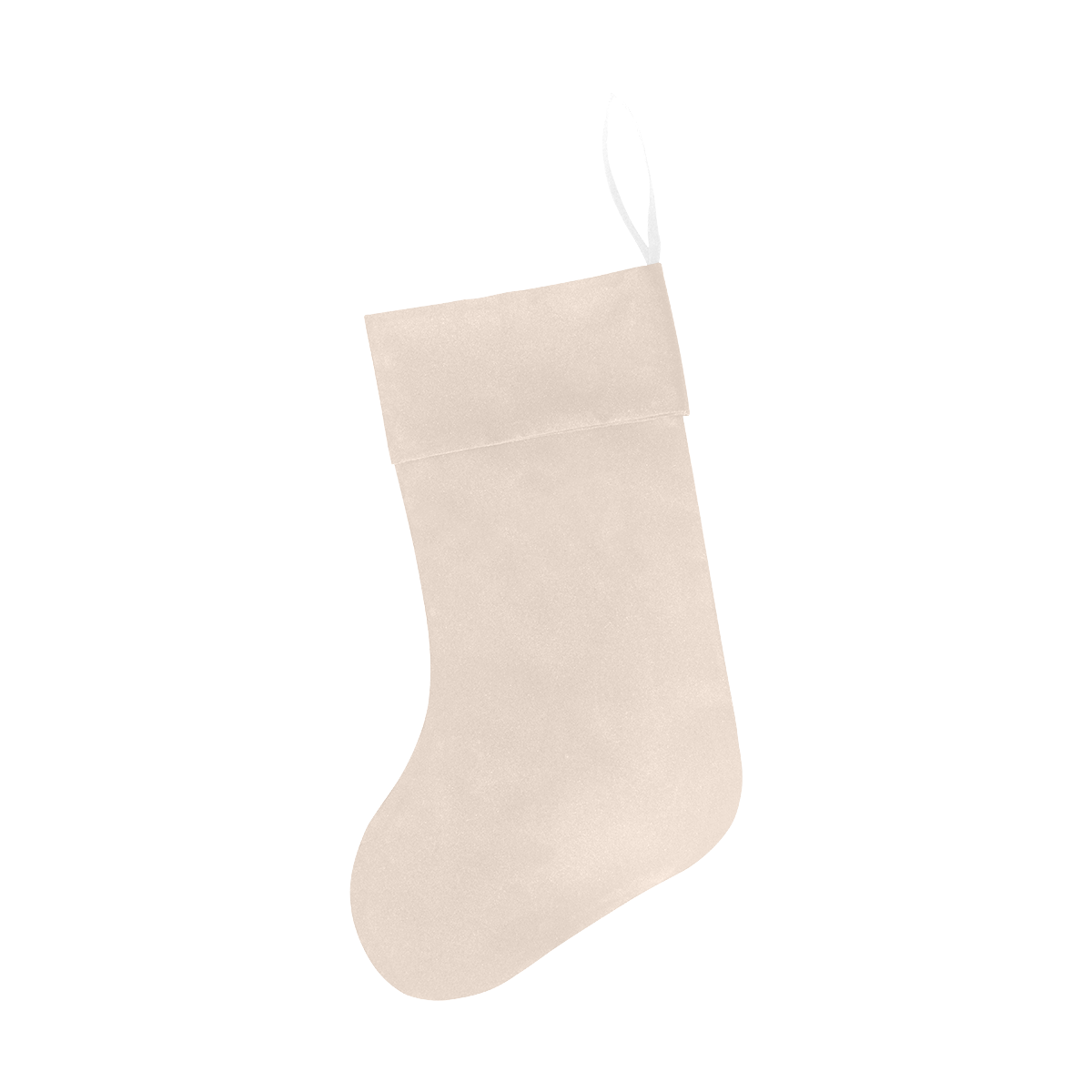 color champagne pink Christmas Stocking