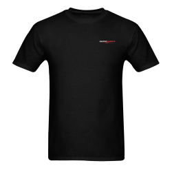 Supashock Black Men's T-Shirt in USA Size (Two Sides Printing)