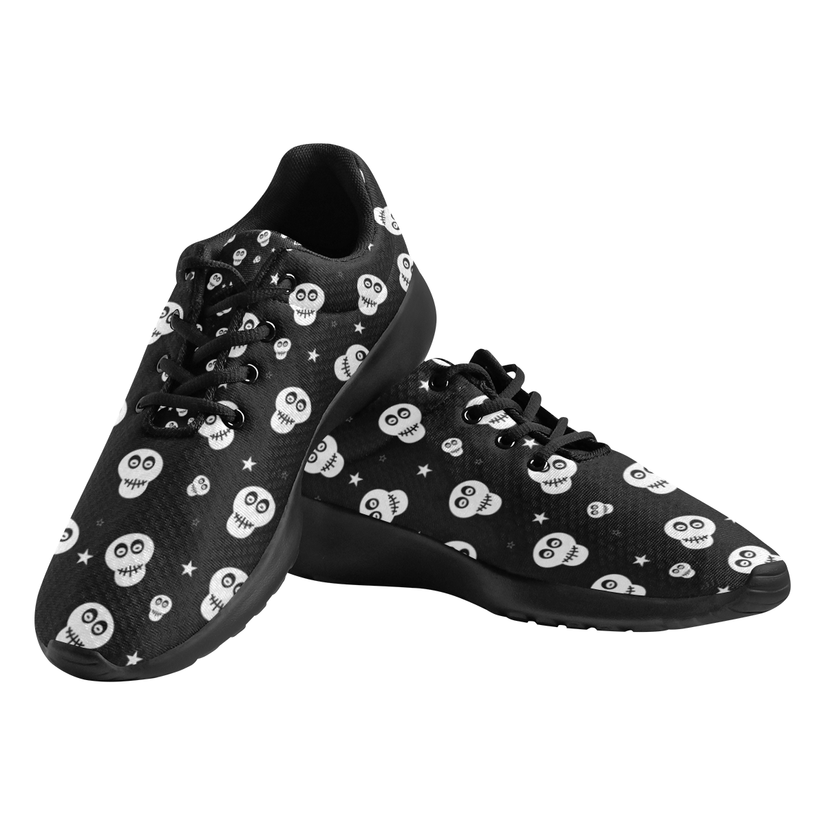 Star Skulls Women's Athletic Shoes (Model 0200)