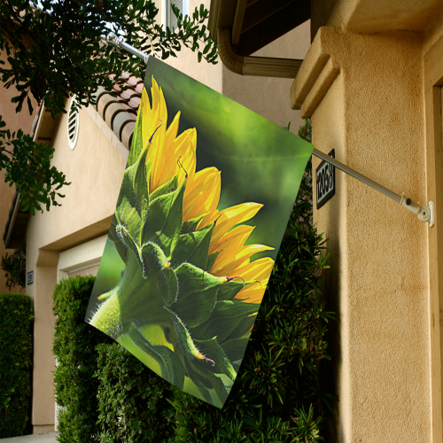 Sunflower New Beginnings Garden Flag 28''x40'' （Without Flagpole）
