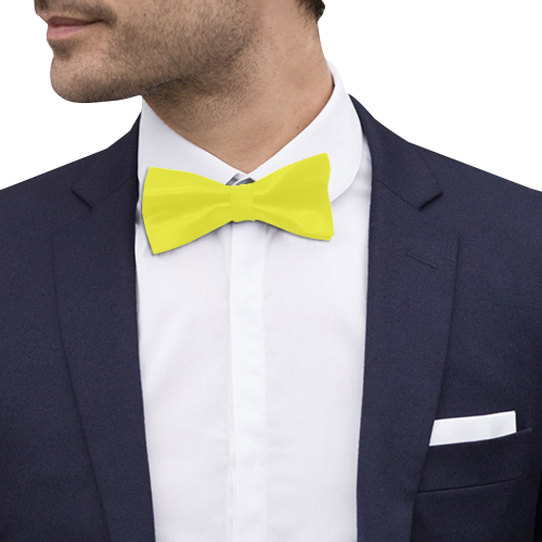 color maximum yellow Custom Bow Tie