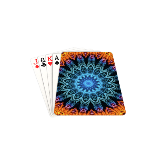 MANDALA SKY ON FIRE Playing Cards 2.5"x3.5"