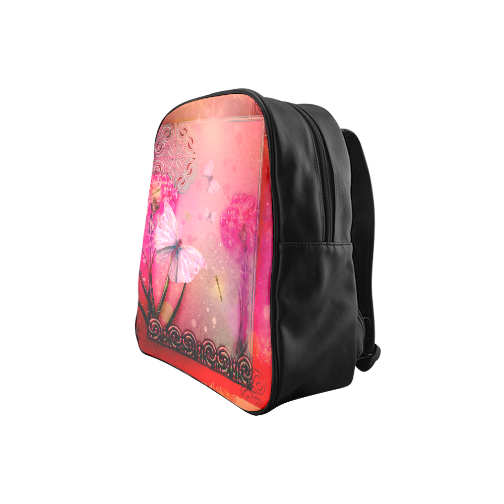 Wonderful butterflies School Backpack (Model 1601)(Small)