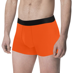 color orange red Men's All Over Print Boxer Briefs (Model L34)