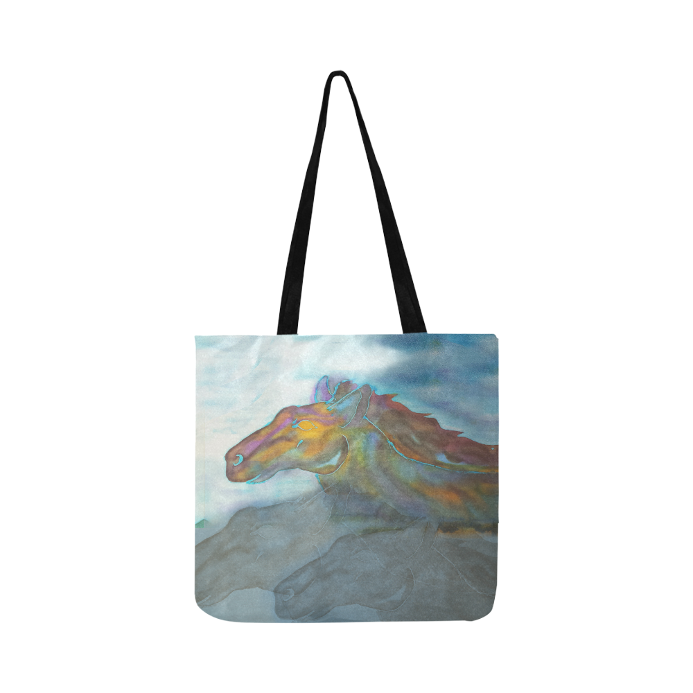 JH Horse 2 Reusable Shopping Bag Model 1660 (Two sides)