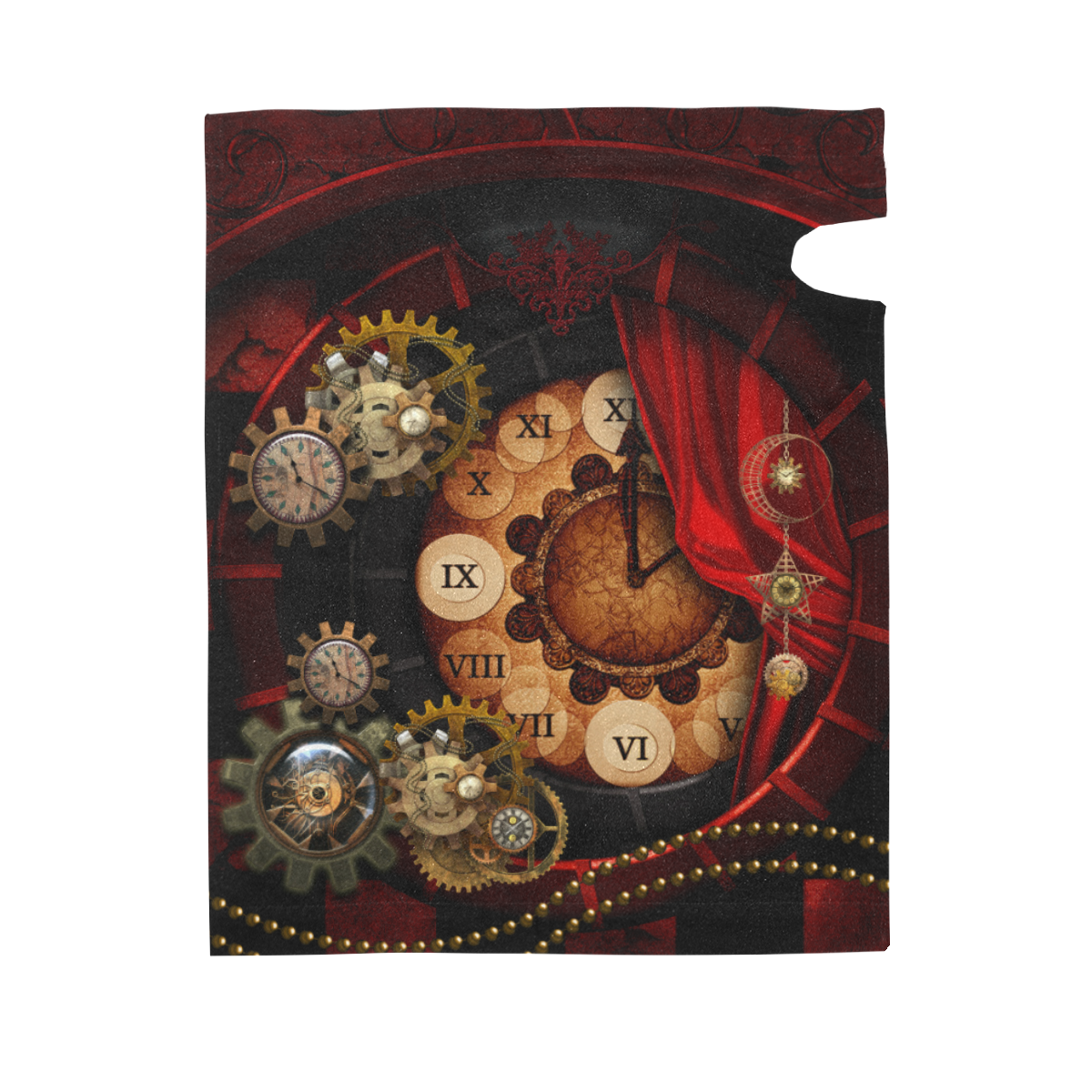 Steampunk, wonderful clockwork Mailbox Cover
