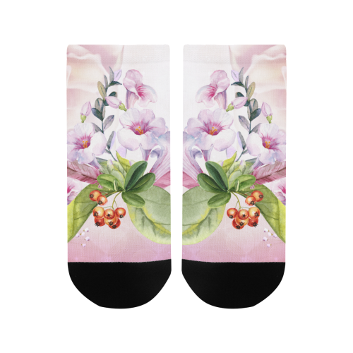Wonderful flowers Men's Ankle Socks