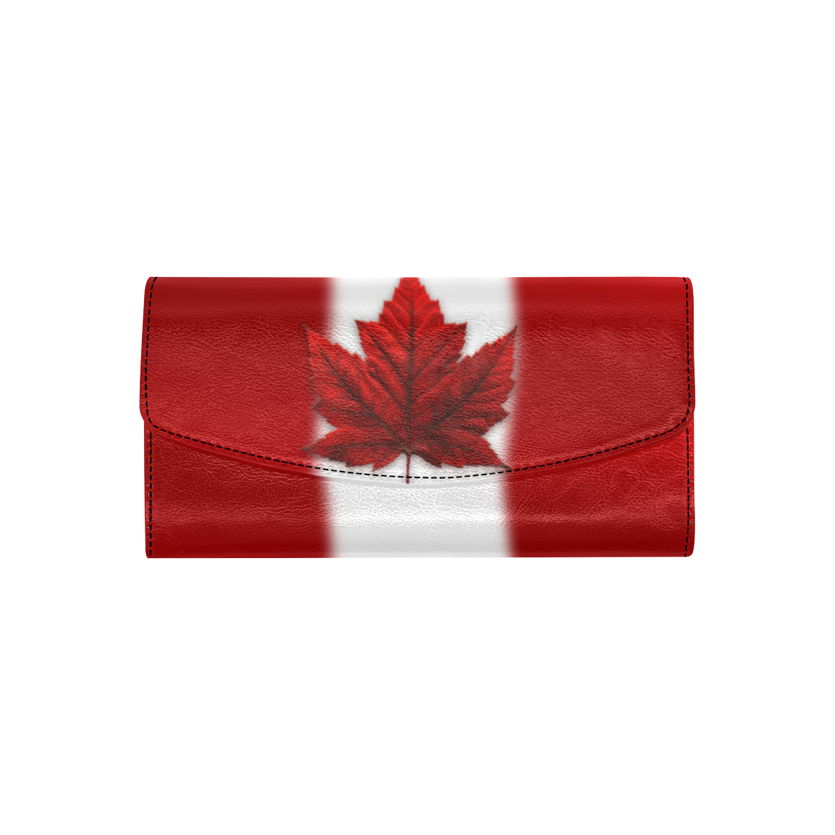 Canada Flag Souvenir Wallets Women's Flap Wallet (Model 1707)