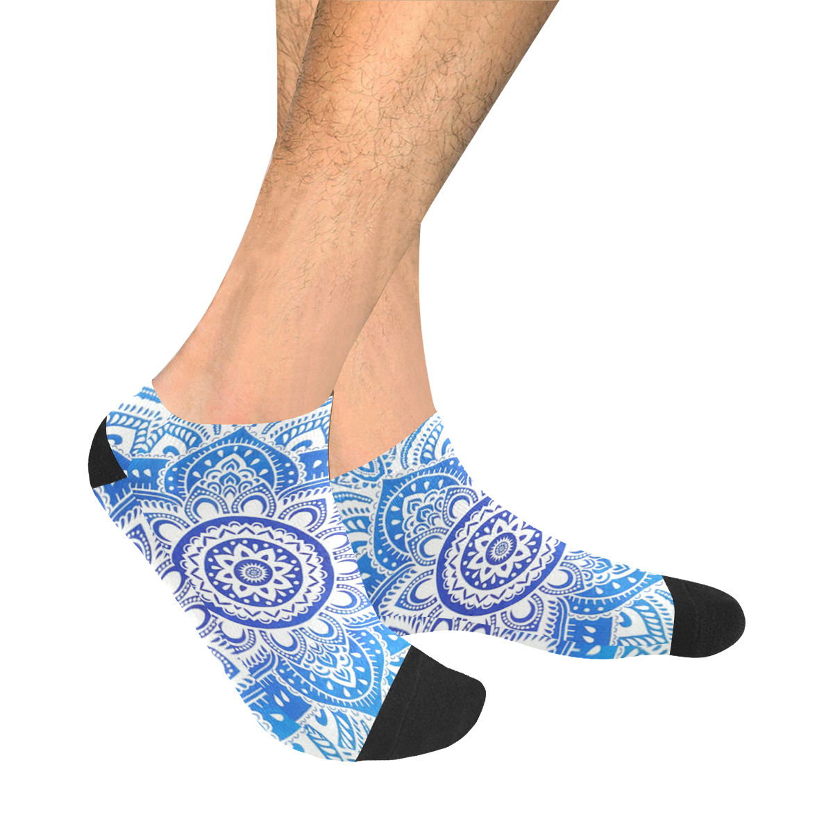 MANDALA LOTUS FLOWER Men's Ankle Socks