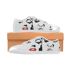Elvis-n-Marilyn Canvas Shoes for Women/Large Size (Model 016)