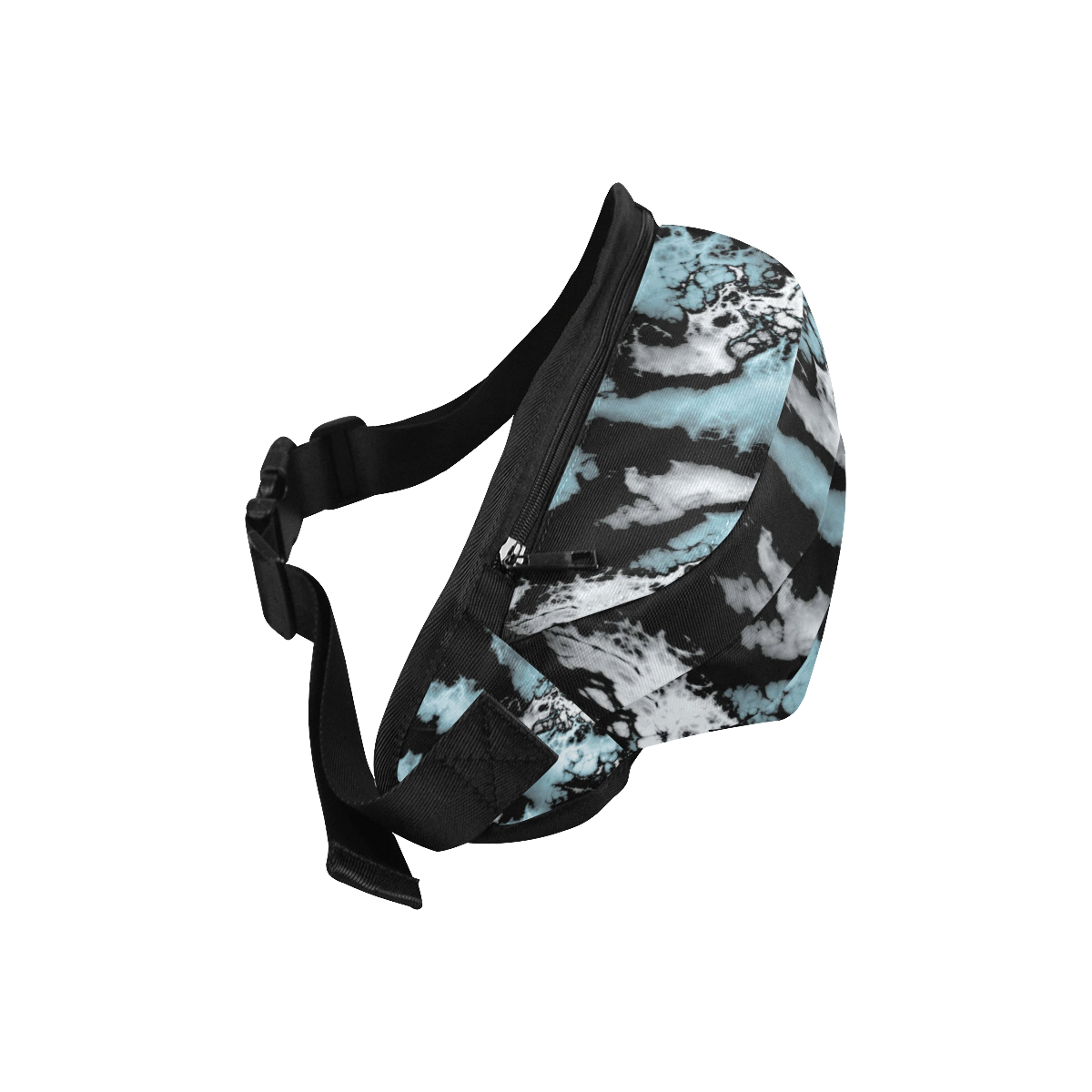 Winter Fractal 4 by JamColors Fanny Pack/Large (Model 1676)