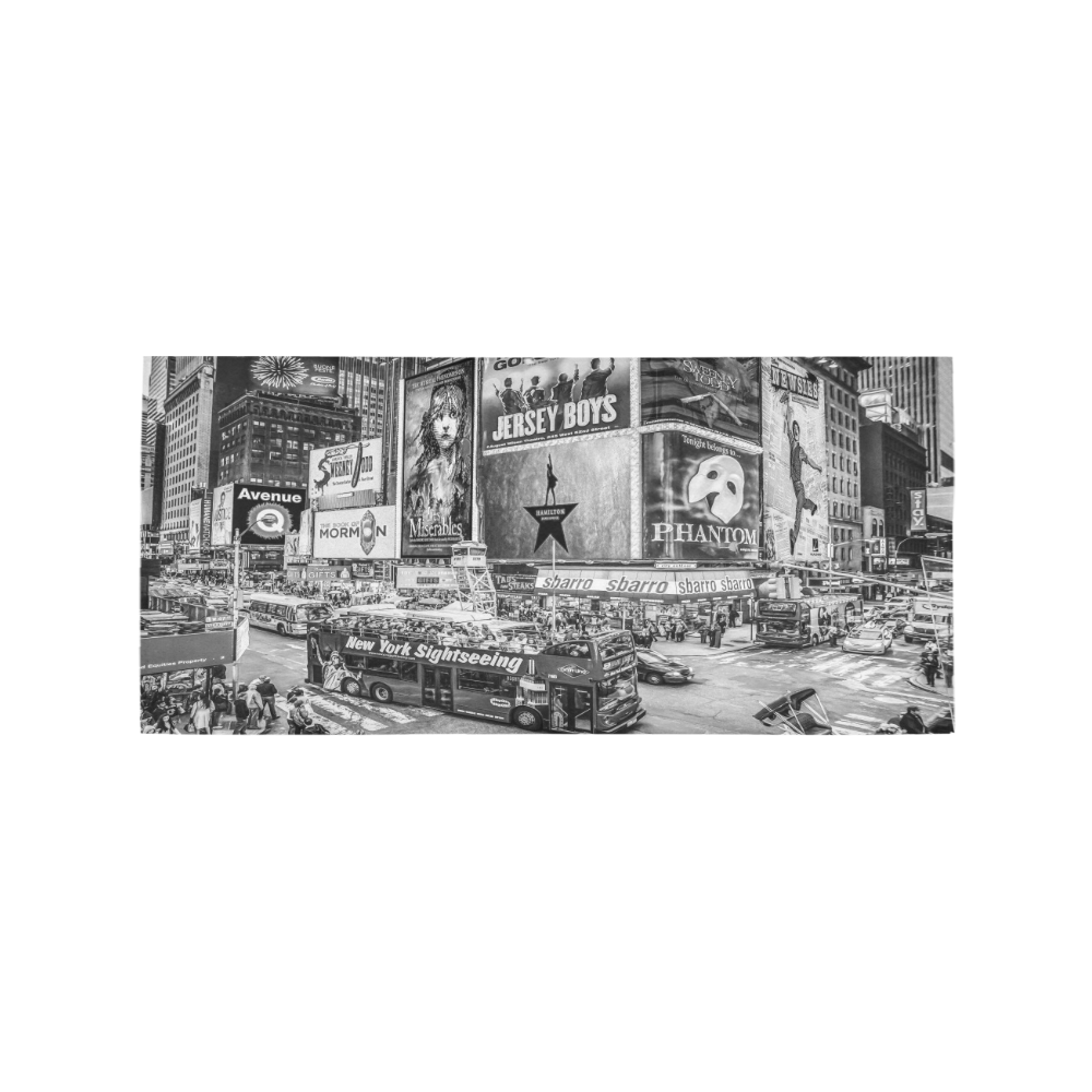 Times Square II Special Edition I (B&W) Area Rug 7'x3'3''