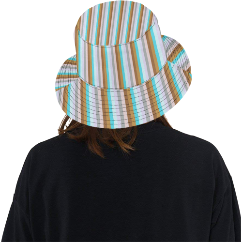 Fun Stripes 5 All Over Print Bucket Hat