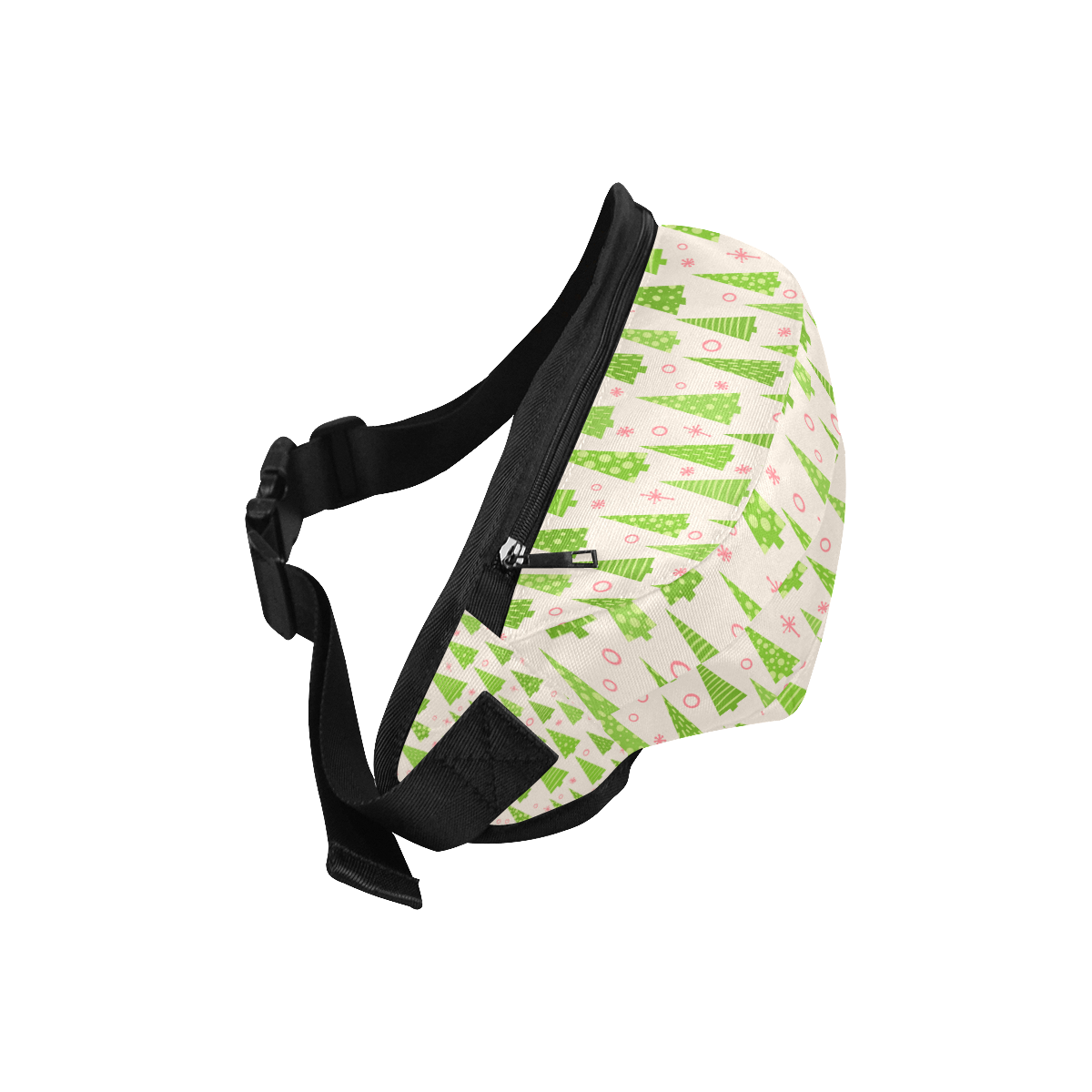 Christmas Trees Forest Fanny Pack/Large (Model 1676)