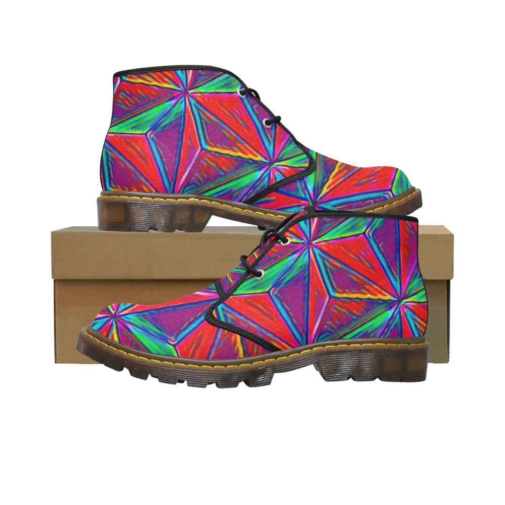 Vivid Life 1A by JamColors Women's Canvas Chukka Boots (Model 2402-1)
