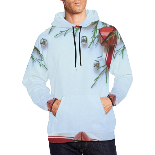 hoodis All Over Print Hoodie for Men/Large Size (USA Size) (Model H13)