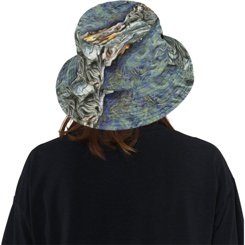 California Redwood Forest Dead Tree on Ground KPA All Over Print Bucket Hat
