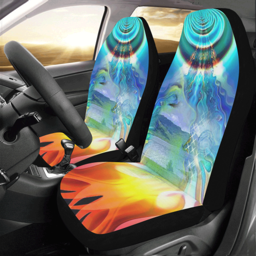 Soul vibrations Car Seat Covers (Set of 2)