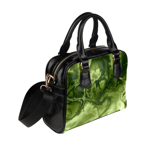 Alien Green Shoulder Handbag, Shoulder Handbag (Model 1634)
