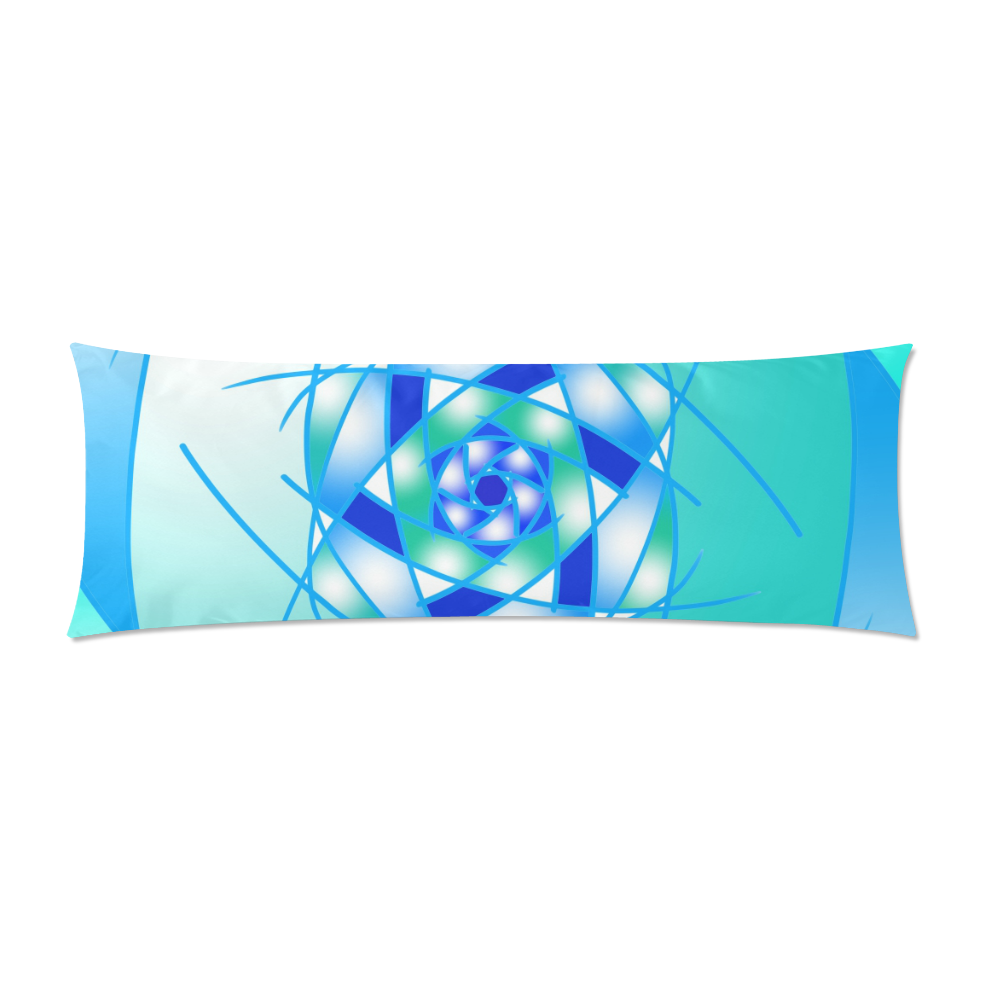 Nice Day Custom Zippered Pillow Case 21"x60"(Two Sides)