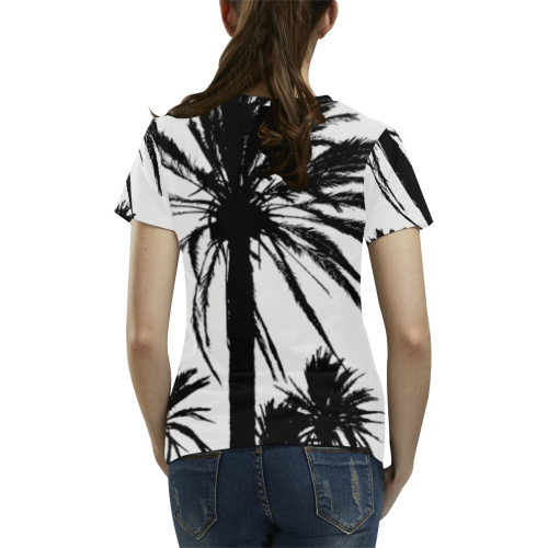 Palmlove All Over Print T-Shirt for Women (USA Size) (Model T40)