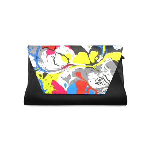 Colorful distorted shapes2 Clutch Bag (Model 1630)