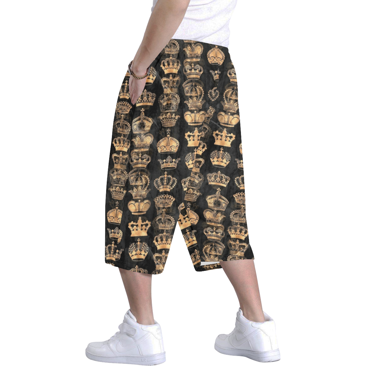 Royal Krone by Artdream Men's All Over Print Baggy Shorts (Model L37)