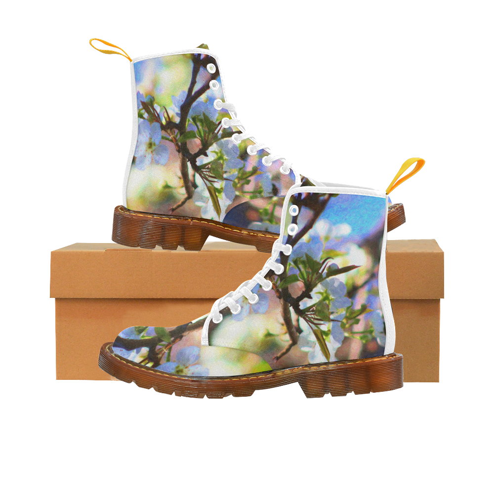 Pear Tree Blossoms Martin Boots For Women Model 1203H