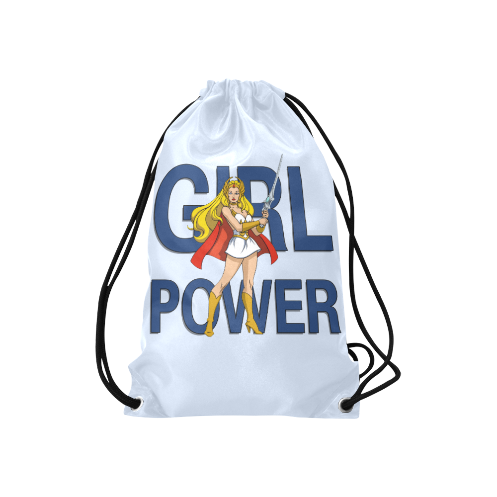 Girl Power (She-Ra) Small Drawstring Bag Model 1604 (Twin Sides) 11"(W) * 17.7"(H)