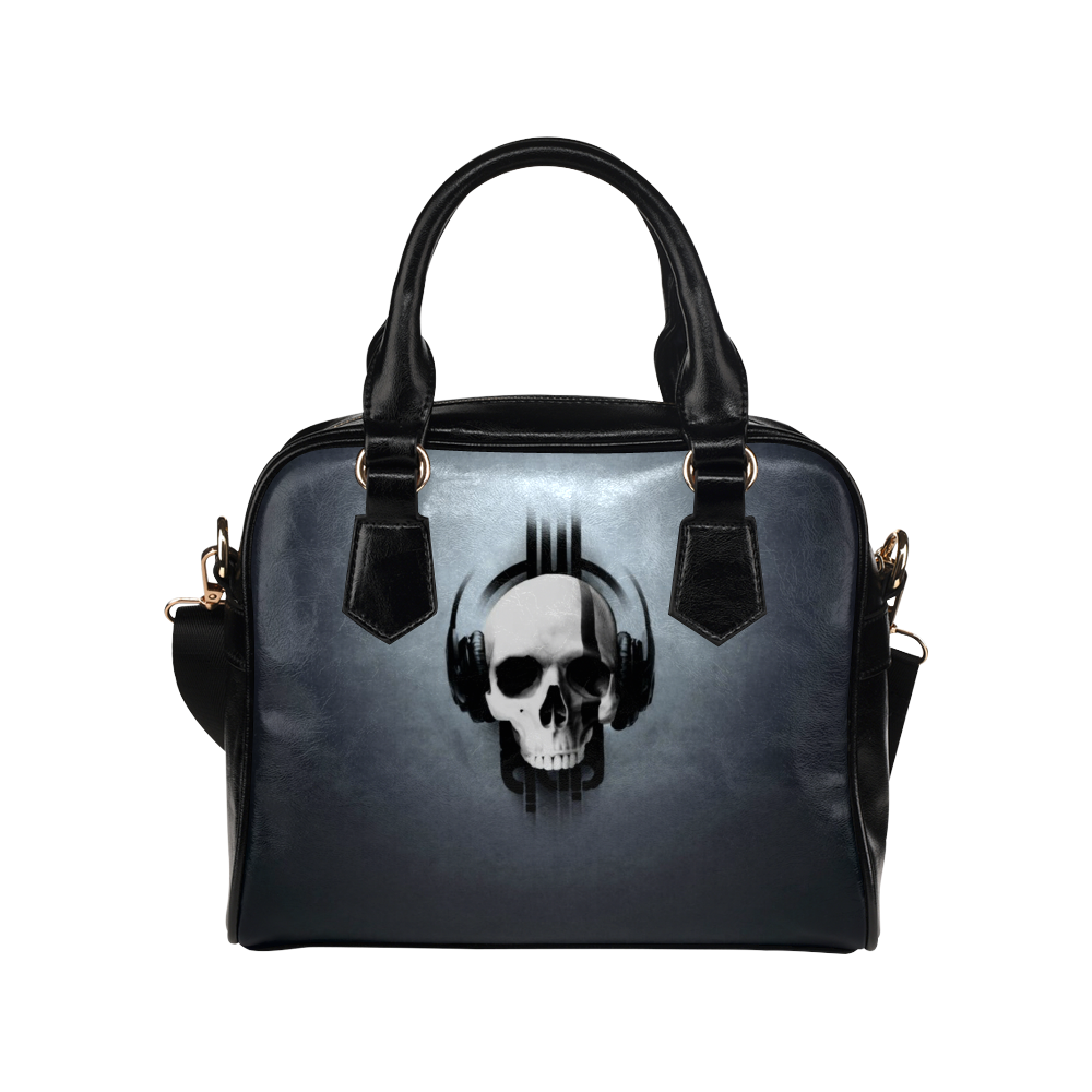 Cool Skulls Magic Metallic Shoulder Handbag (Model 1634)