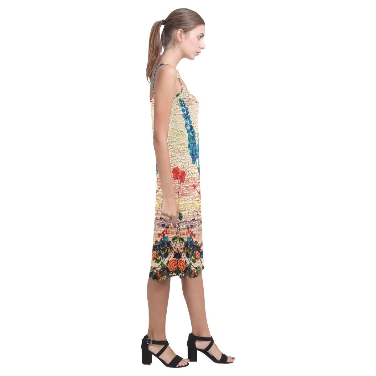 Fish Scale Art Alcestis Slip Dress (Model D05)