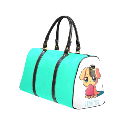 Cute puppy travel bag New Waterproof Travel Bag/Large (Model 1639)