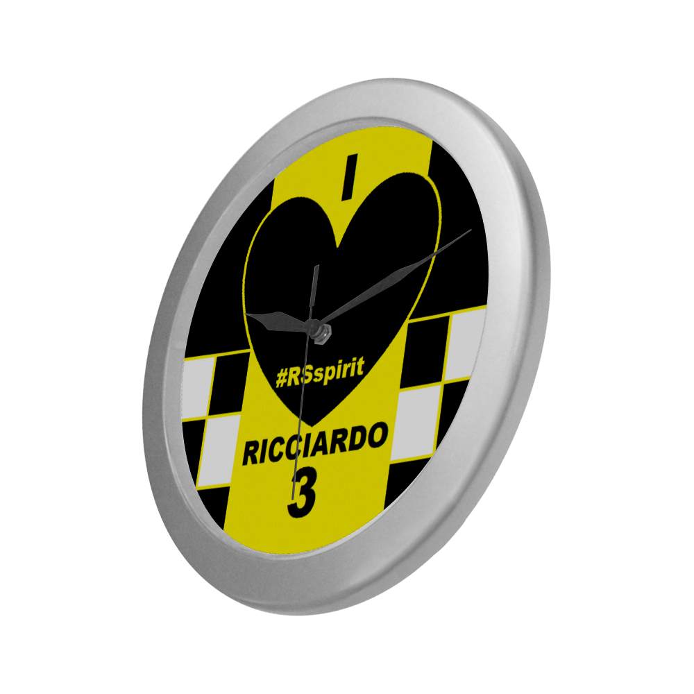 RICCIARDO Silver Color Wall Clock