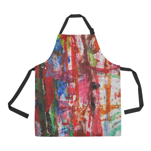 Paint on a white background All Over Print Apron