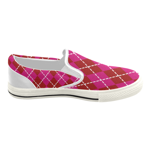 texture-794827 (1) Women's Slip-on Canvas Shoes (Model 019)