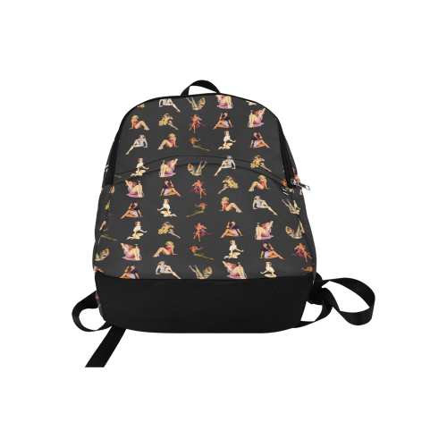 pinup random Fabric Backpack for Adult (Model 1659)