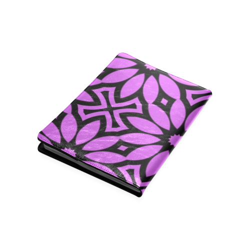 Purple/Black Flowery Pattern Custom NoteBook B5