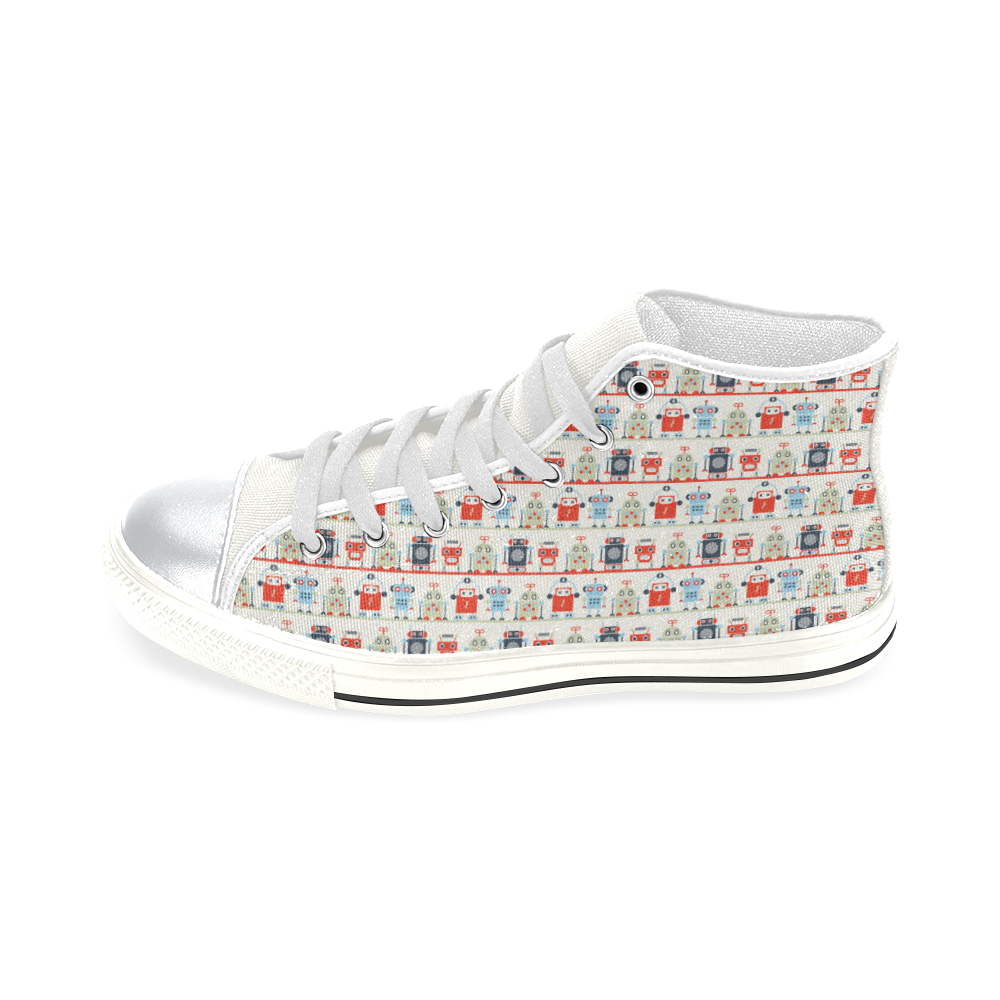 34kd High Top Canvas Shoes for Kid (Model 017)