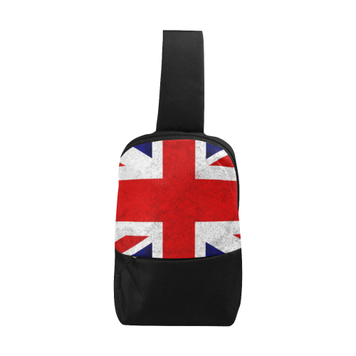 United Kingdom Union Jack Flag - Grunge 2 Chest Bag (Model 1678)