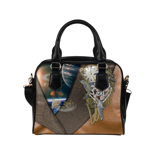 our dimension of Time Shoulder Handbag (Model 1634)