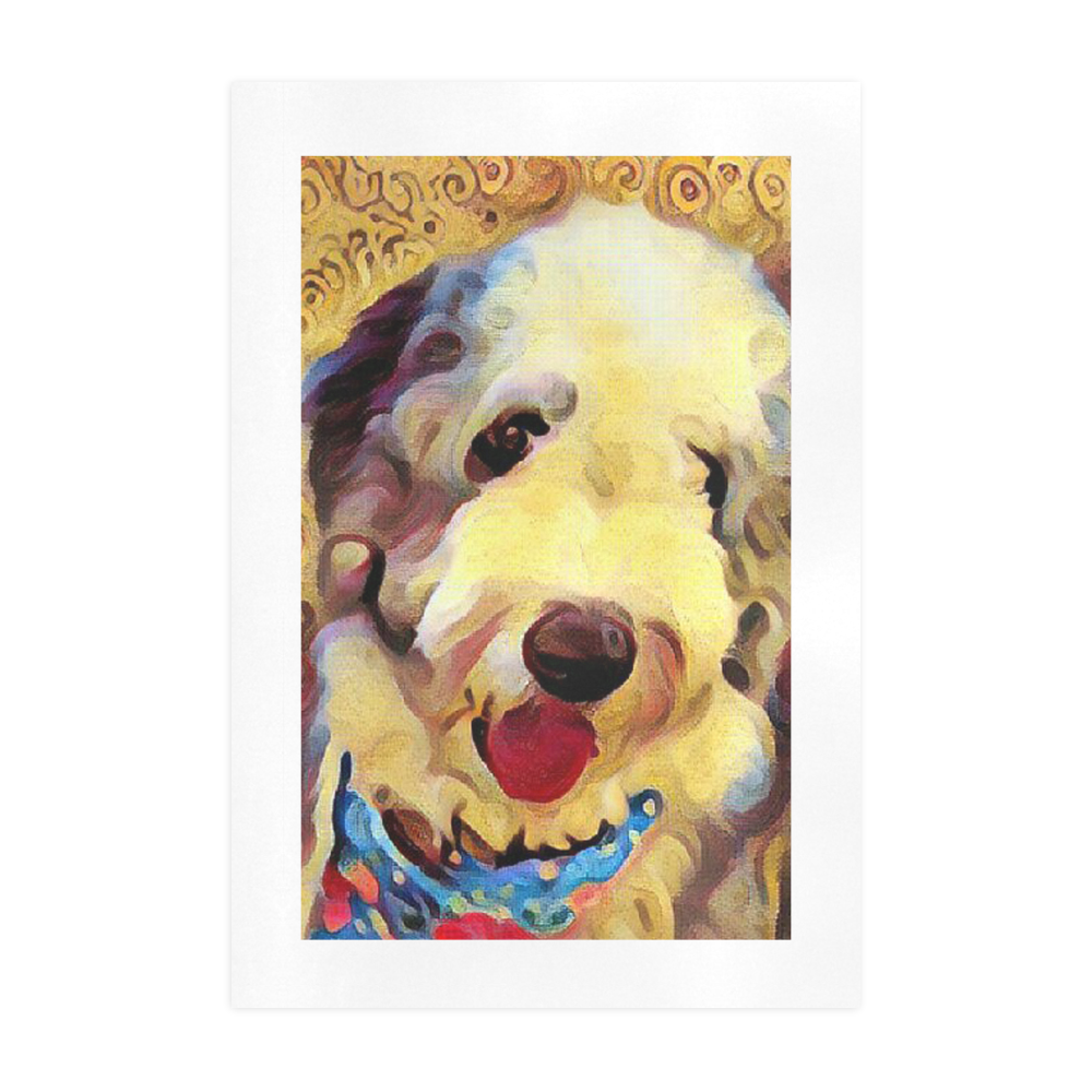 colorworks puppy luv Art Print 19‘’x28‘’