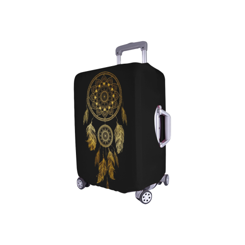 Gold Dreamcatcher Luggage Cover/Small 18"-21"
