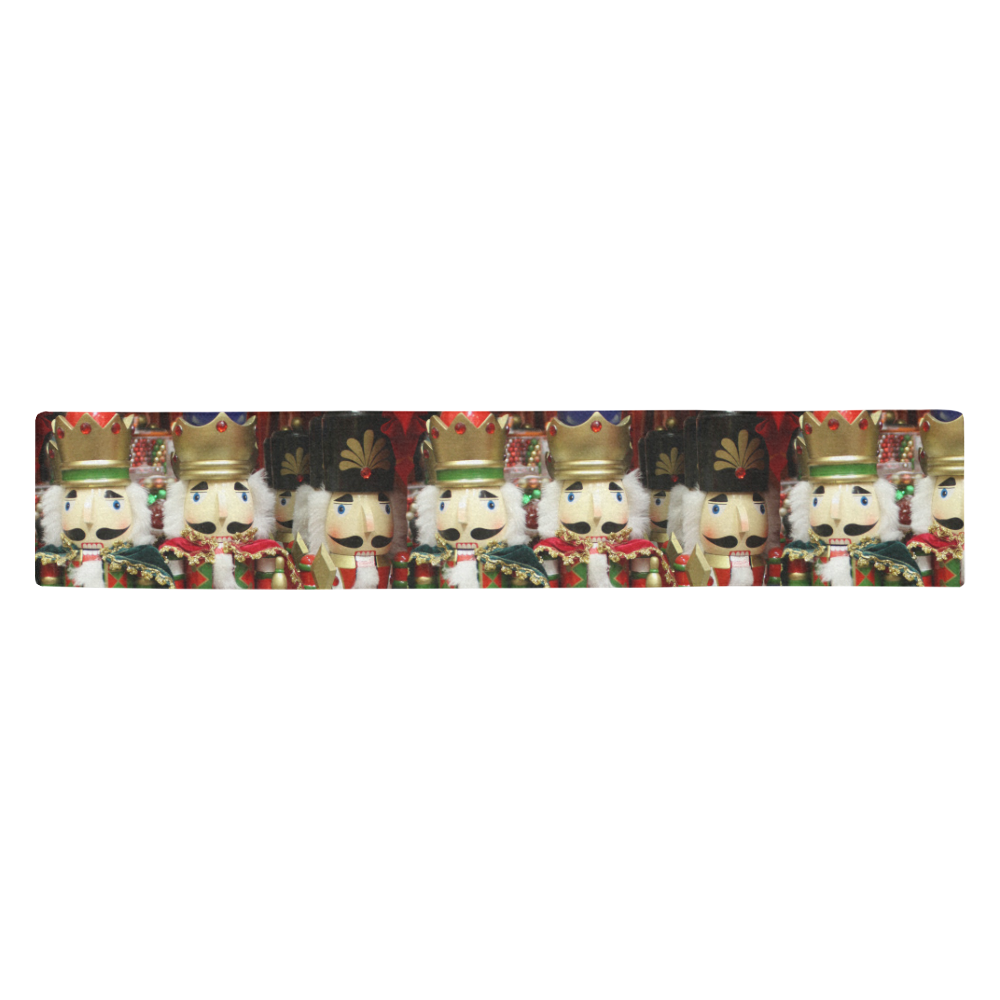 Christmas Nut Cracker Soldiers Table Runner 14x72 inch
