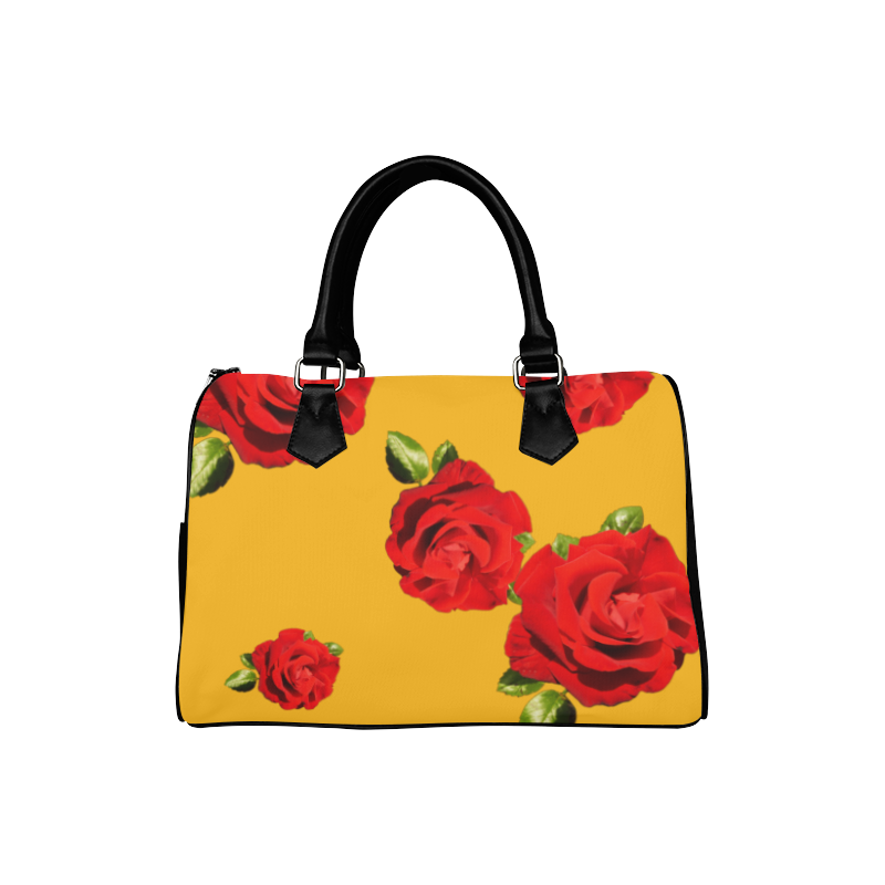 Fairlings Delight's Floral Luxury Collection- Red Rose Handbag 53086b19 Boston Handbag (Model 1621)