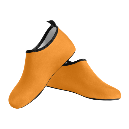 color UT orange Men's Slip-On Water Shoes (Model 056)