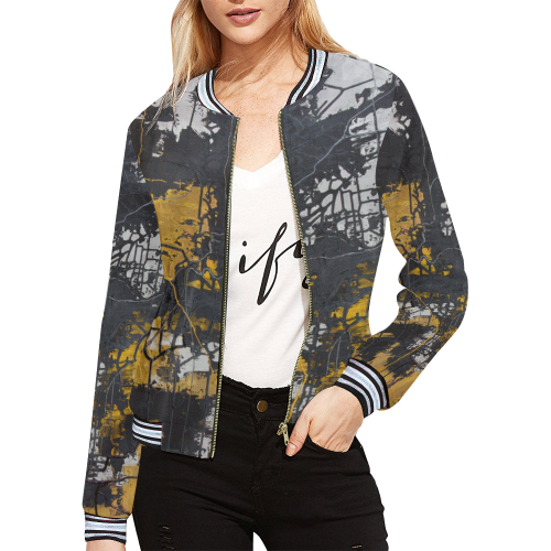 Diversities All Over Print Bomber Jacket for Women (Model H21)