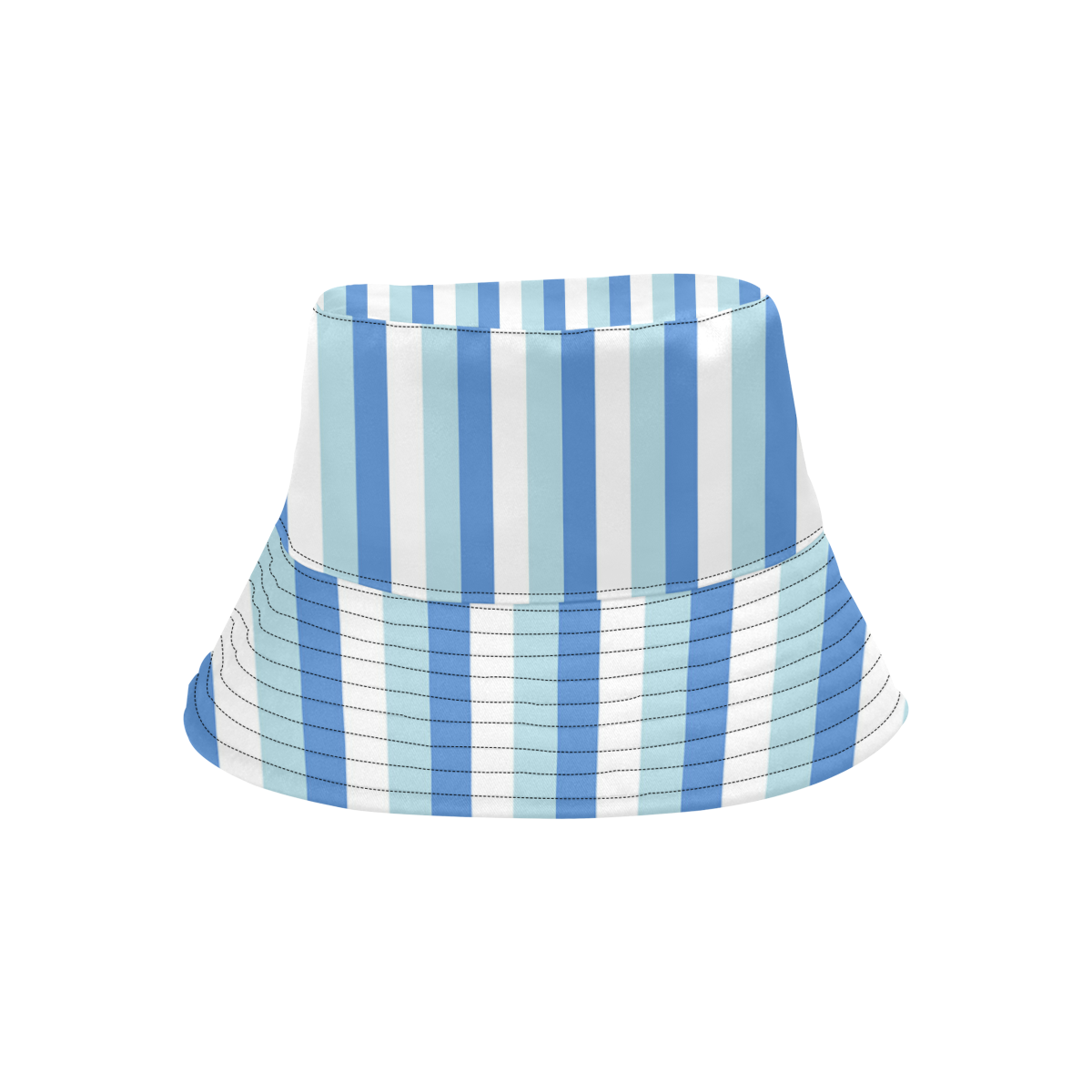 Blue Stripes All Over Print Bucket Hat