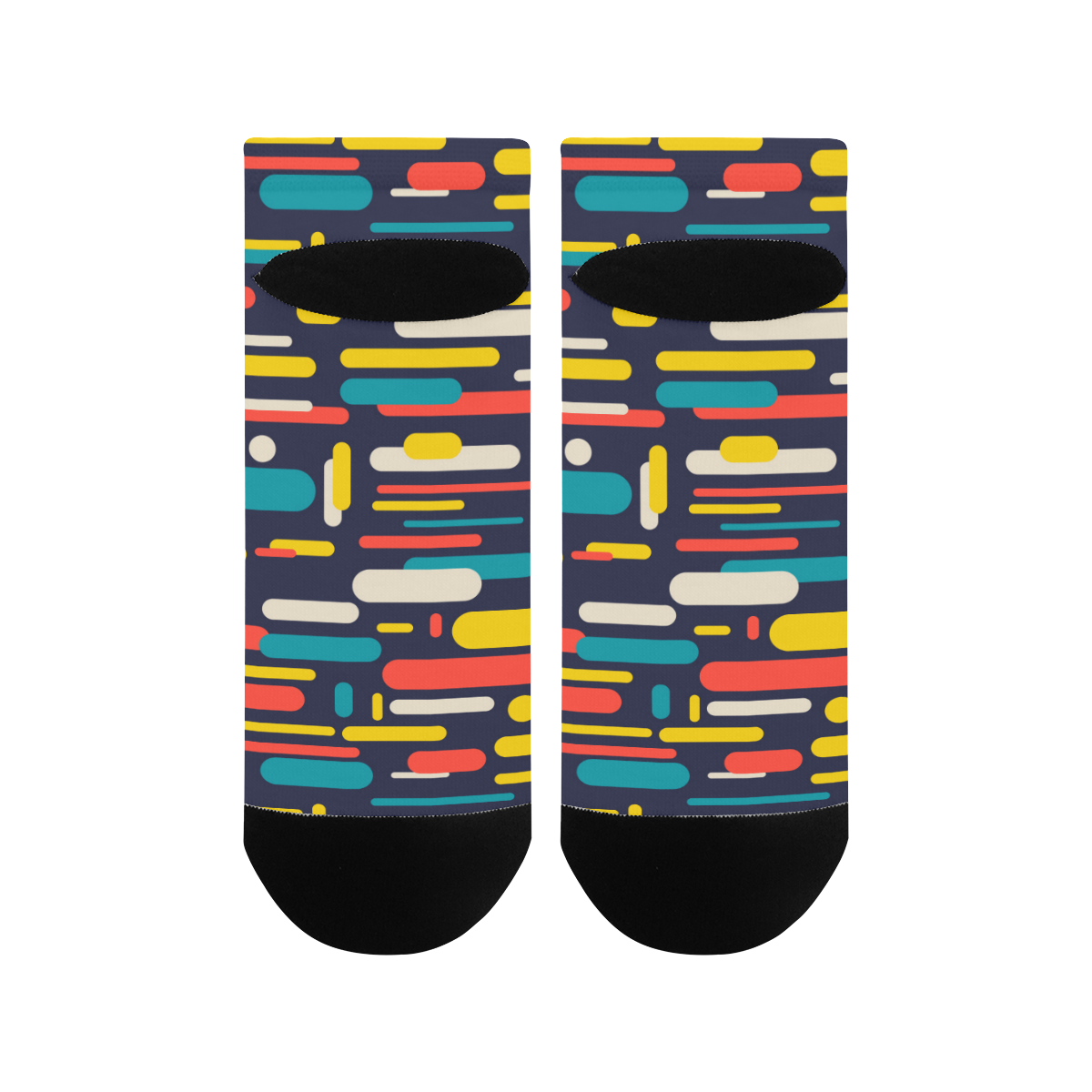 Colorful Rectangles Women's Ankle Socks