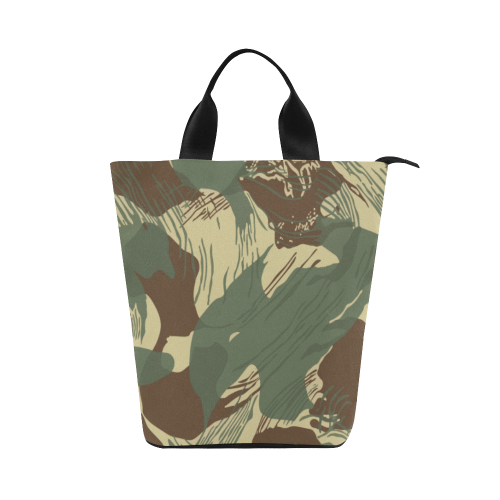 Rhodesian Brushstrokes Camouflage Nylon Lunch Tote Bag (Model 1670)