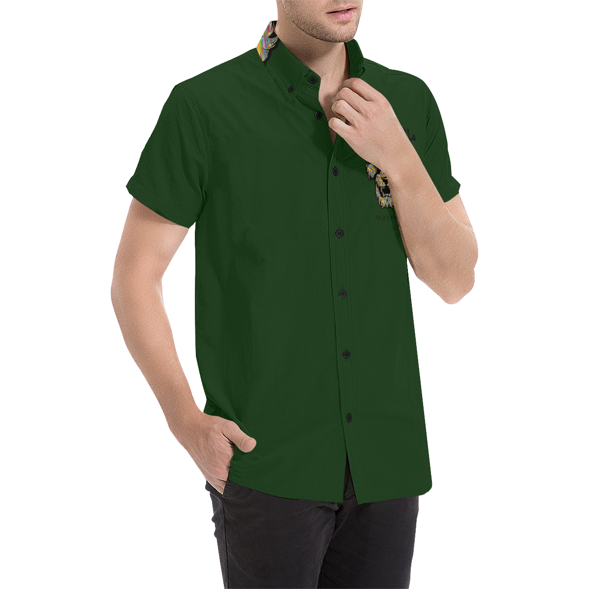 92782 Cannabis Men's All Over Print Short Sleeve Shirt (Model T53)